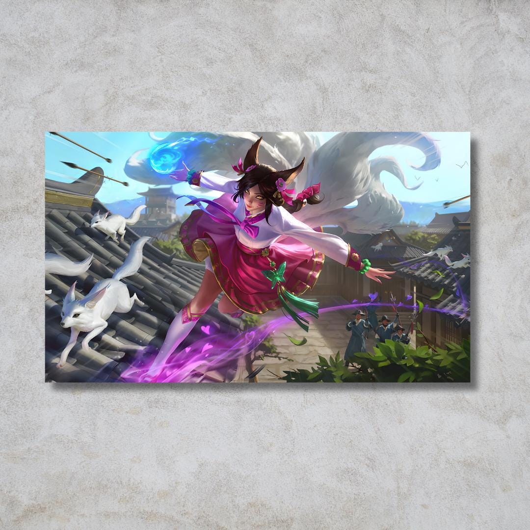Poster – Ahri Dynastic – Riftbound LOL TCG Poster 12x24 / 24x36 - Etsy