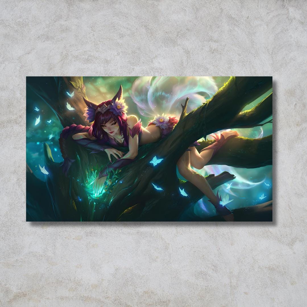 Poster – Ahri Sylvestre – Riftbound LOL TCG Poster 12x24 / 24x36 - Etsy