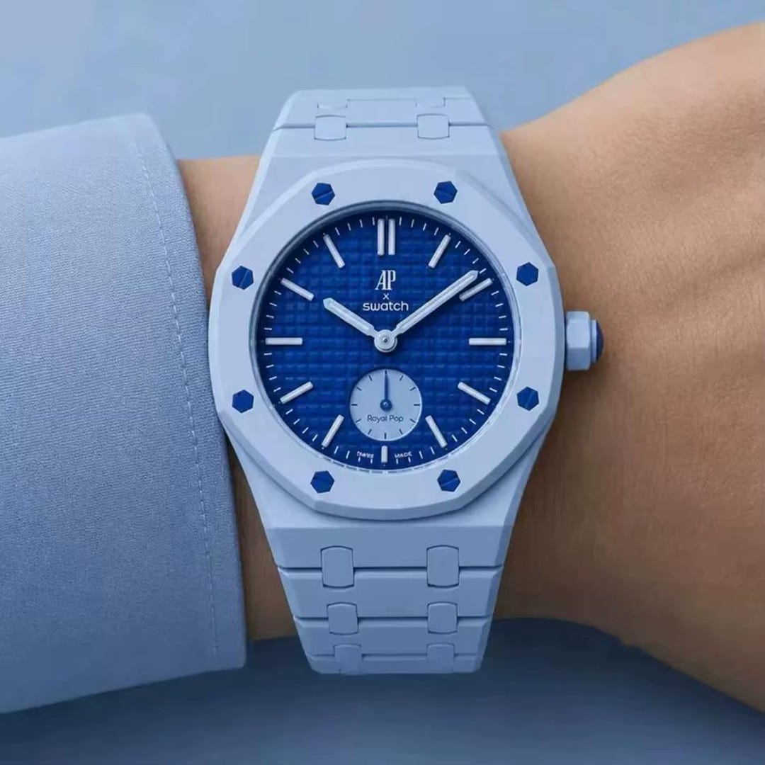 Bioceramic Watch Band Case - AP X Swatch Royal Pop LAN BA - Etsy
