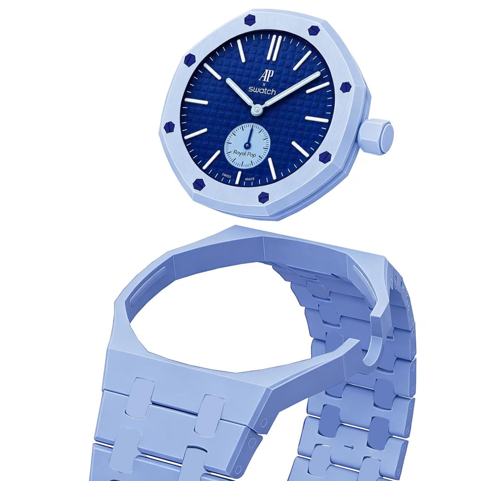 Bioceramic Watch Band Case - AP X Swatch Royal Pop LAN BA - Etsy
