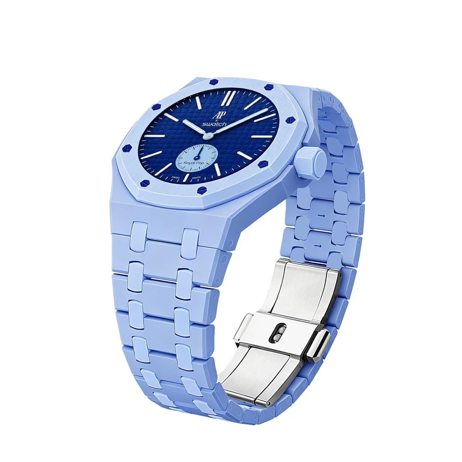 Bioceramic Watch Band Case - AP X Swatch Royal Pop LAN BA - Etsy