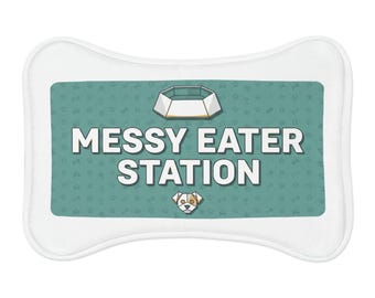 Messy Eater Station Voermat voor huisdieren | Antislip-placemat voor voerbak