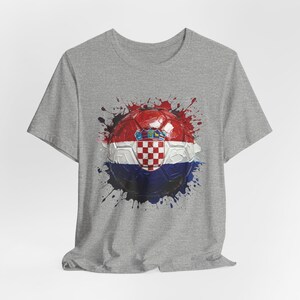 Croatia Football T-Shirt, Croatia Soccer T-Shirt, World Cup Fan Gear image 7