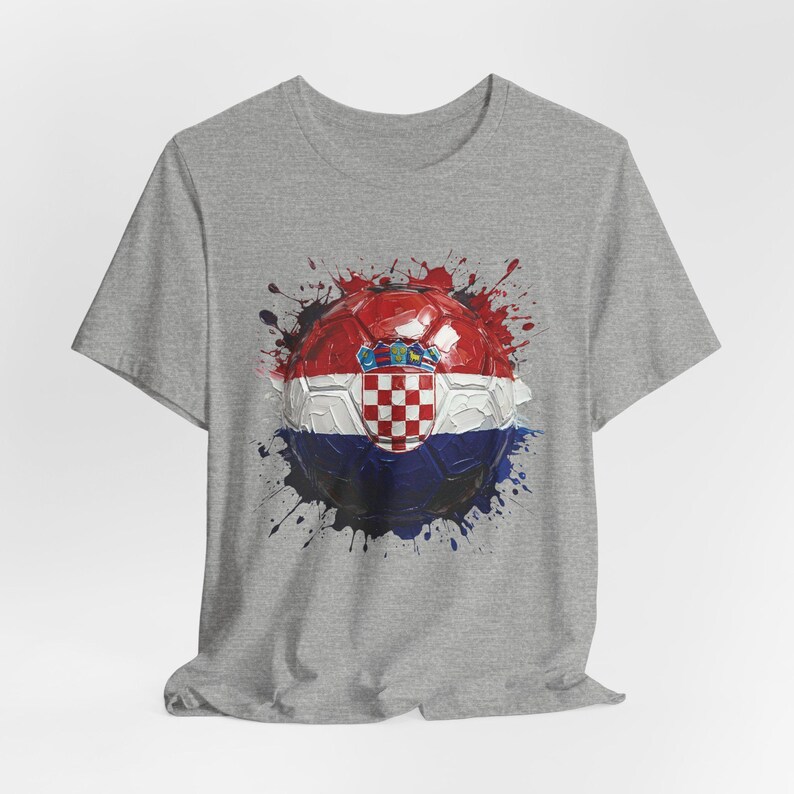 Croatia Football T-Shirt, Croatia Soccer T-Shirt, World Cup Fan Gear image 7