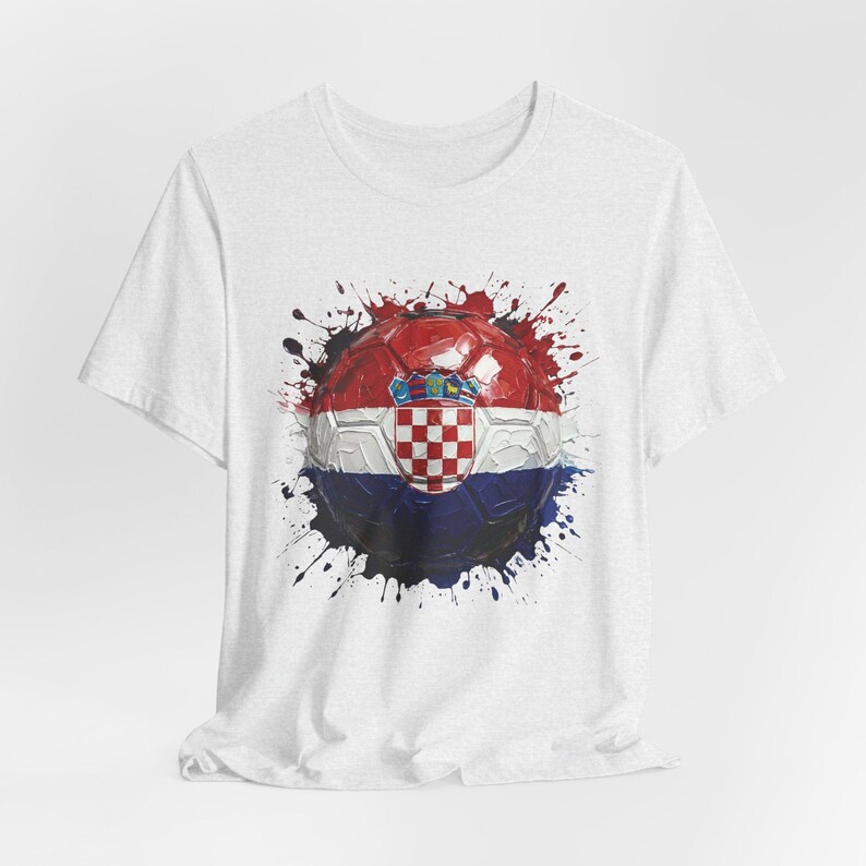 Croatia Football T-Shirt, Croatia Soccer T-Shirt, World Cup Fan Gear image 4