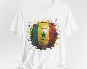 Camiseta de fútbol de Senegal, camiseta de fútbol de Senegal, artículos para aficionados del Mundial