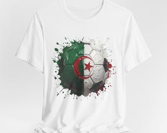 Camiseta de fútbol de Argelia, camiseta de fútbol de Argelia, artículos para aficionados del Mundial