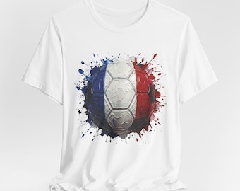Frankrijk voetbalshirt, Frankrijk voetbal T-shirt, WK-fanuitrusting