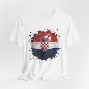 Croatia Football T-Shirt, Croatia Soccer T-Shirt, World Cup Fan Gear image 1