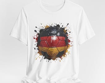Duitsland voetbalshirt, Duitsland voetbal T-shirt, WK-fanuitrusting