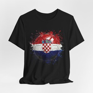 Croatia Football T-Shirt, Croatia Soccer T-Shirt, World Cup Fan Gear image 5