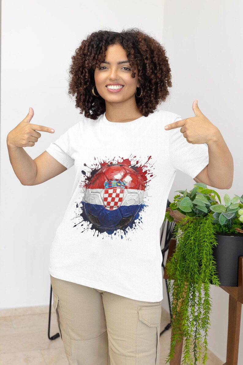 Croatia Football T-Shirt, Croatia Soccer T-Shirt, World Cup Fan Gear image 3
