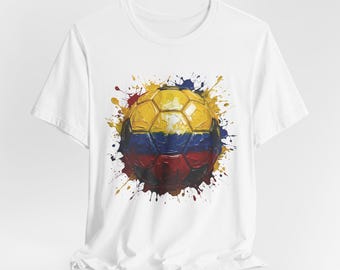 Camiseta de fútbol de Colombia, camiseta de fútbol de Colombia, artículos para aficionados del Mundial