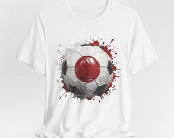 Japans voetbal-T-shirt, WK-fanuitrusting