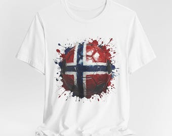 Camiseta de fútbol de Noruega, camiseta de fútbol de Noruega, artículos para aficionados del Mundial