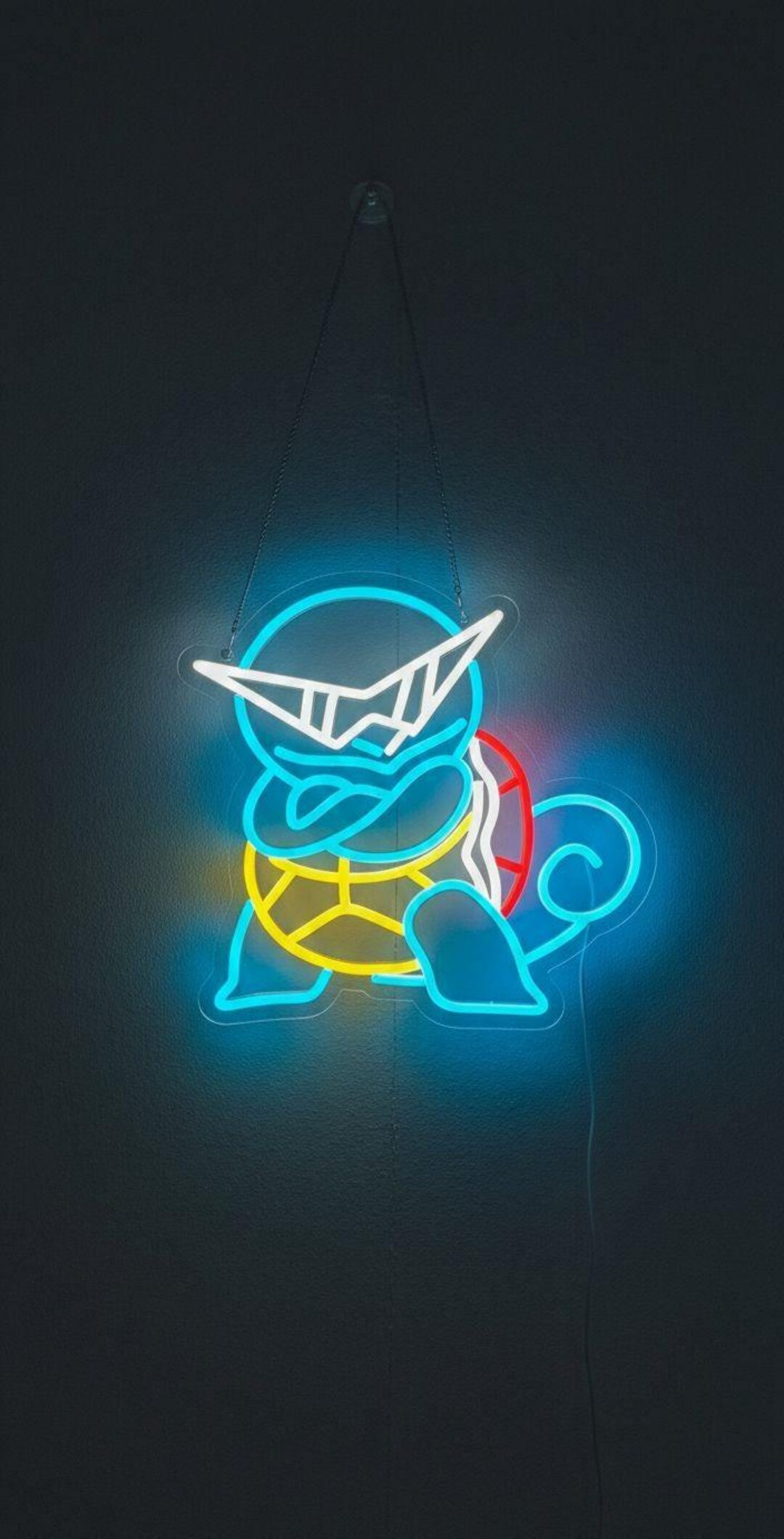 Neon Turtle Sign Anime Turtle Neon LED Sign – Gaming Room Wall Light, Cartoon Anime Neon ...