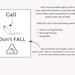 Do Not Fall Image Call Don't Fall Sign, Fall Prevention: Printable (US Letter and A4) - Etsy
