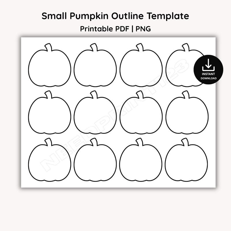 Mini Note Template Printable Mini Printable Autumn - Etsy