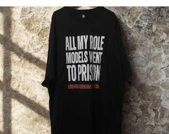 Christian Shirt - All my role models went to prison, Faith Tee