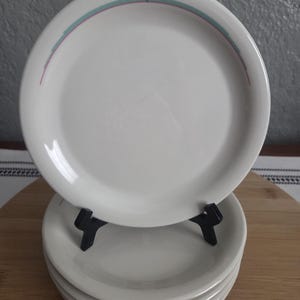 Vintage Saguaro Cactus Melamine Side / Dessert Plates: Set of 5