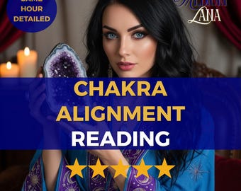 Chakra Alignment Reading, Energy Healing Report, Psychic Reading