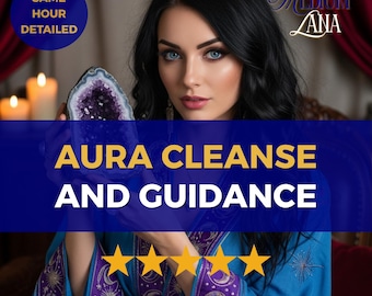 Aura Cleanse and Guidance, Psychic Energy Healing, Remove Negative Energy, Same Day