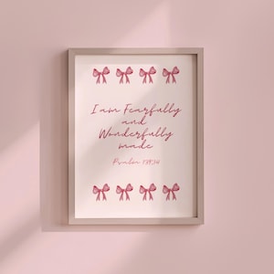 Minimal Print Quote | Bedroom A4-A3-A2 Bible Verse Printable Wall Art | Jesus Scripture Girl Room Digital Decor Print