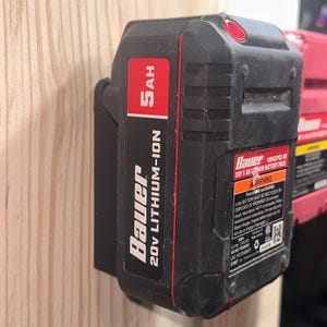 Bauer 20V Battery Wall Mount