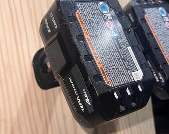 Ryobi One+ Battery Wall Mount (Angled)