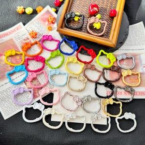 Kitty Head Key Ring/Carabiner