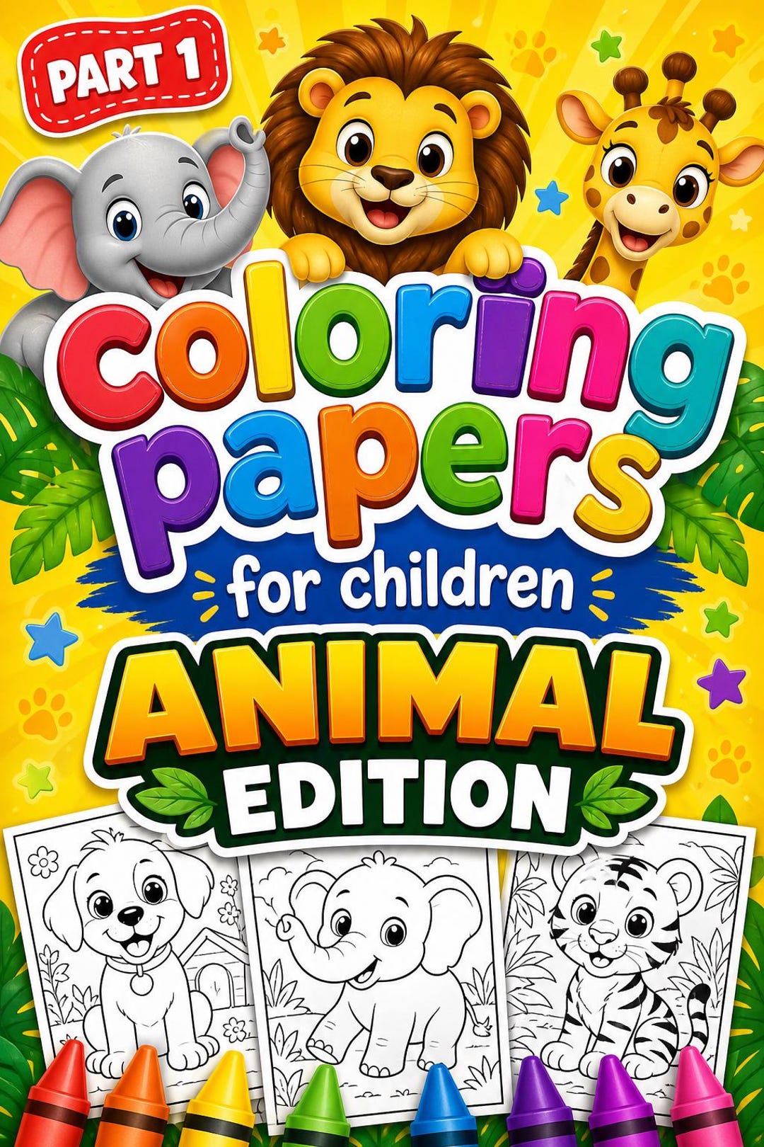 Fun Pappers Fun Coloring Papers for Children! - Etsy