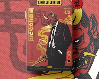 Limited Edition GOLD FOIL Ob Nixilis, Captive Kingpin Japanese Style Proxy Card