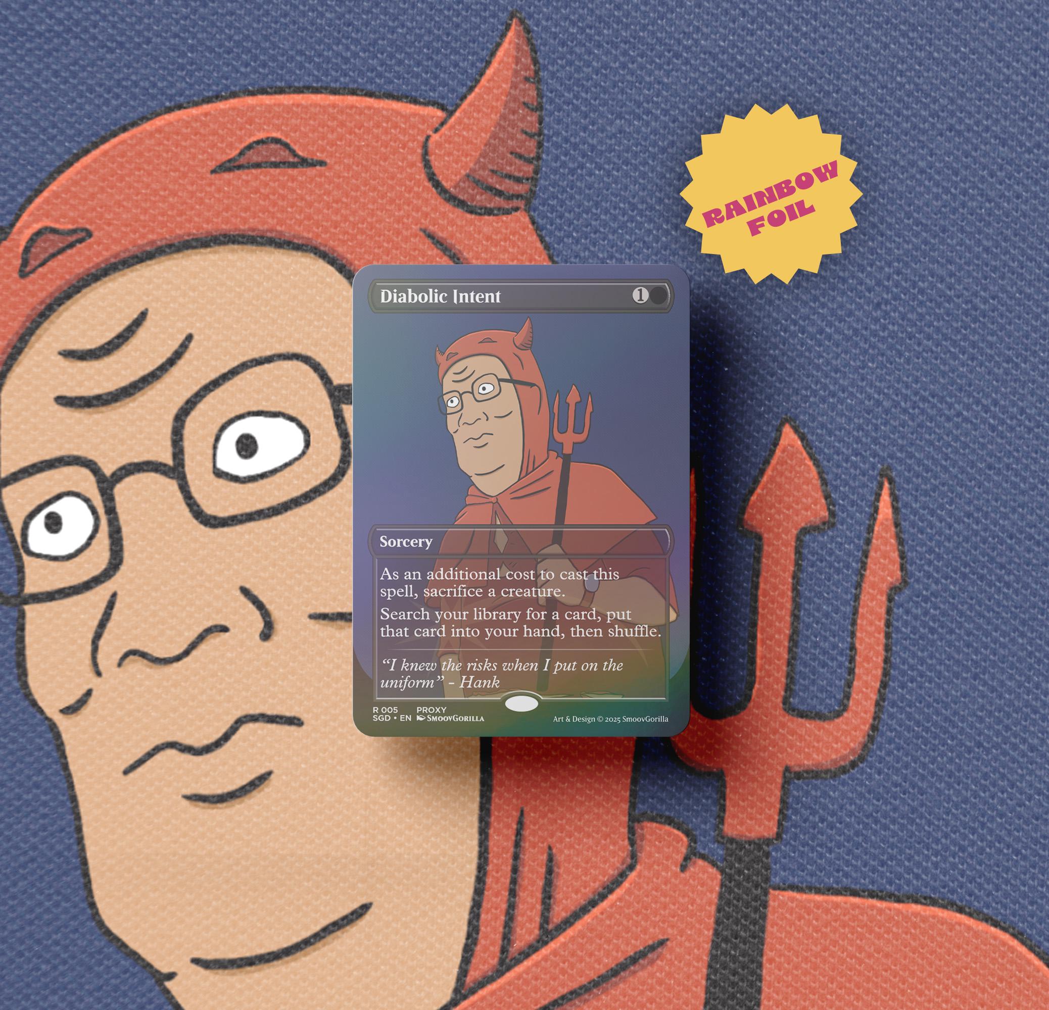 Diabolic Intent Proxy Card Design - Fan Art Design by Smoovgorilla