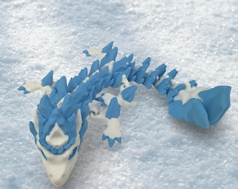 Articulated Ice Dragon | A 3D Printed Holiday Collection