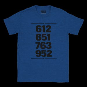 Minnesota Area Codes 612 651 763 952 T-Shirt | MN Pride Shirt | Minneapolis Gift | Minnesota Resident Shirt | MN Locals Only Tee