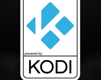 KODI搭載 – ホームシアターファンのためのオープンソースメディアセンタービニールステッカー