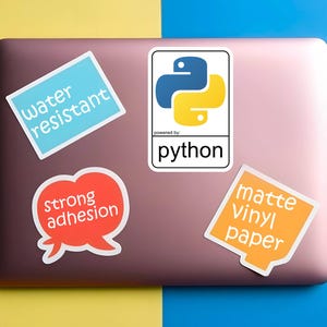 Powered by Python – Programming Language Sticker for Developers & Coders image 2