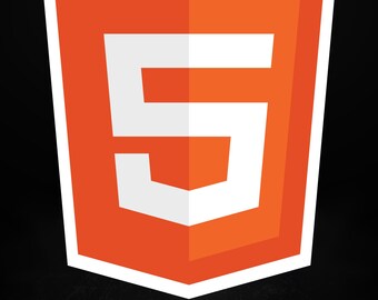 HTML5 – Matte Vinyl Sticker for Developers, Web Designers & Creators