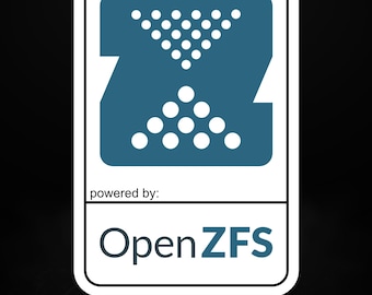 Powered by OpenZFS Sticker – Open Source ZFS Filesystem, Data Integrity & Storage Nerd Gear