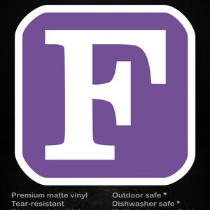 Fortran Programming Language Logo – Matte Vinyl Sticker for Scientists and Engineers