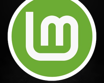 Pegatina del logotipo de Linux Mint, calcomanía para portátiles para desarrolladores y aficionados a Linux