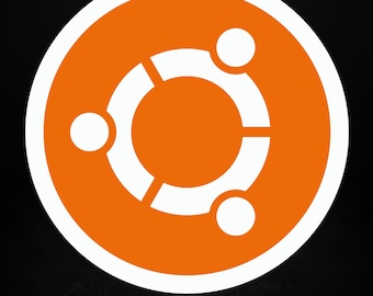 Ubuntu Linux Logo Sticker, Matte Laptop Decal for Developers & Open Source Enthusiasts,  5 Sizes