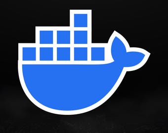 Sticker logo Docker, sticker brillant pour ordinateur portable pour développeurs et ingénieurs DevOps, 5 tailles