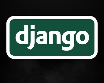 Django Framework Sticker | Matte Vinyl Tech Decal