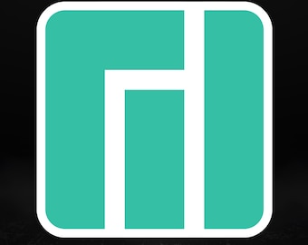 Manjaro Linux Logo Sticker, Glossy Laptop Decal for Developers & Linux Fans,  5 Sizes