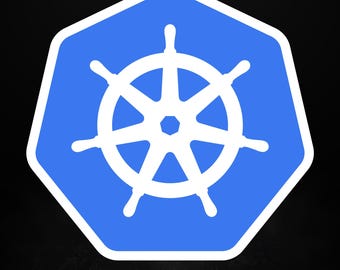 Kubernetes Logo Sticker, Matte Laptop Decal for DevOps & Cloud Engineers,  5 Sizes
