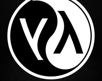 Lisp Logo – Yin Yang Lambda Symbol Sticker for Functional Programmers