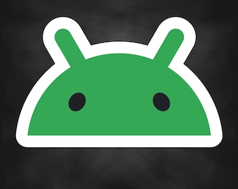 Adesivo para Android, decalque para laptop