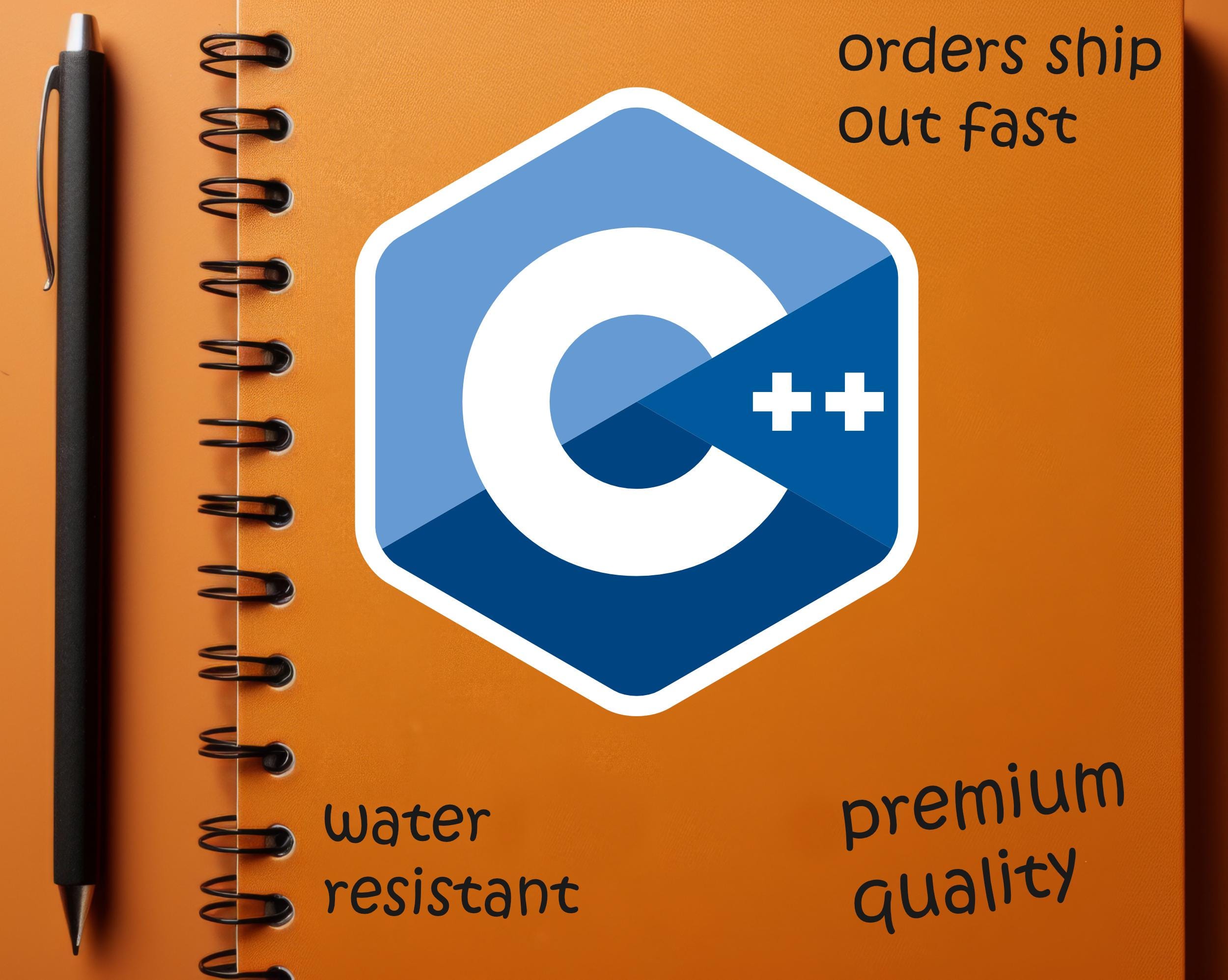 C++ Logo Sticker | Matte Laptop Decal for Developers & Engineers, 5 ...