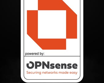 OPNsense Sticker – Network Security, Firewall, Sysadmin, Homelab Vinyl Decal